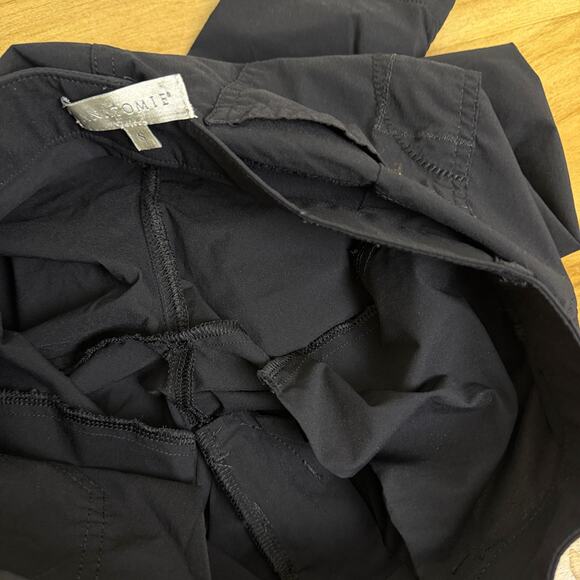 Anatomie Luisa Stripe Pants Womens Small Black Travel Stretch Lightweight 26" - Picture 10 of 12